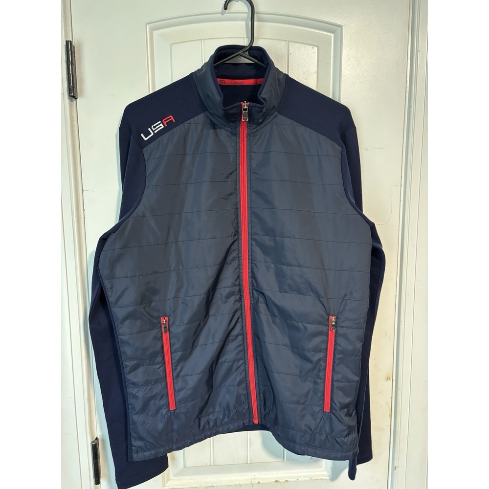 Ralph Lauren Jacket Men's L USA Ryder Cup Official 2014 Golf Team Full Zip